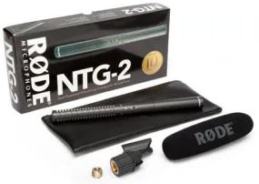 Rode NTG-2 Battery or Phantom Powered  Condenser Shotgun Microphone