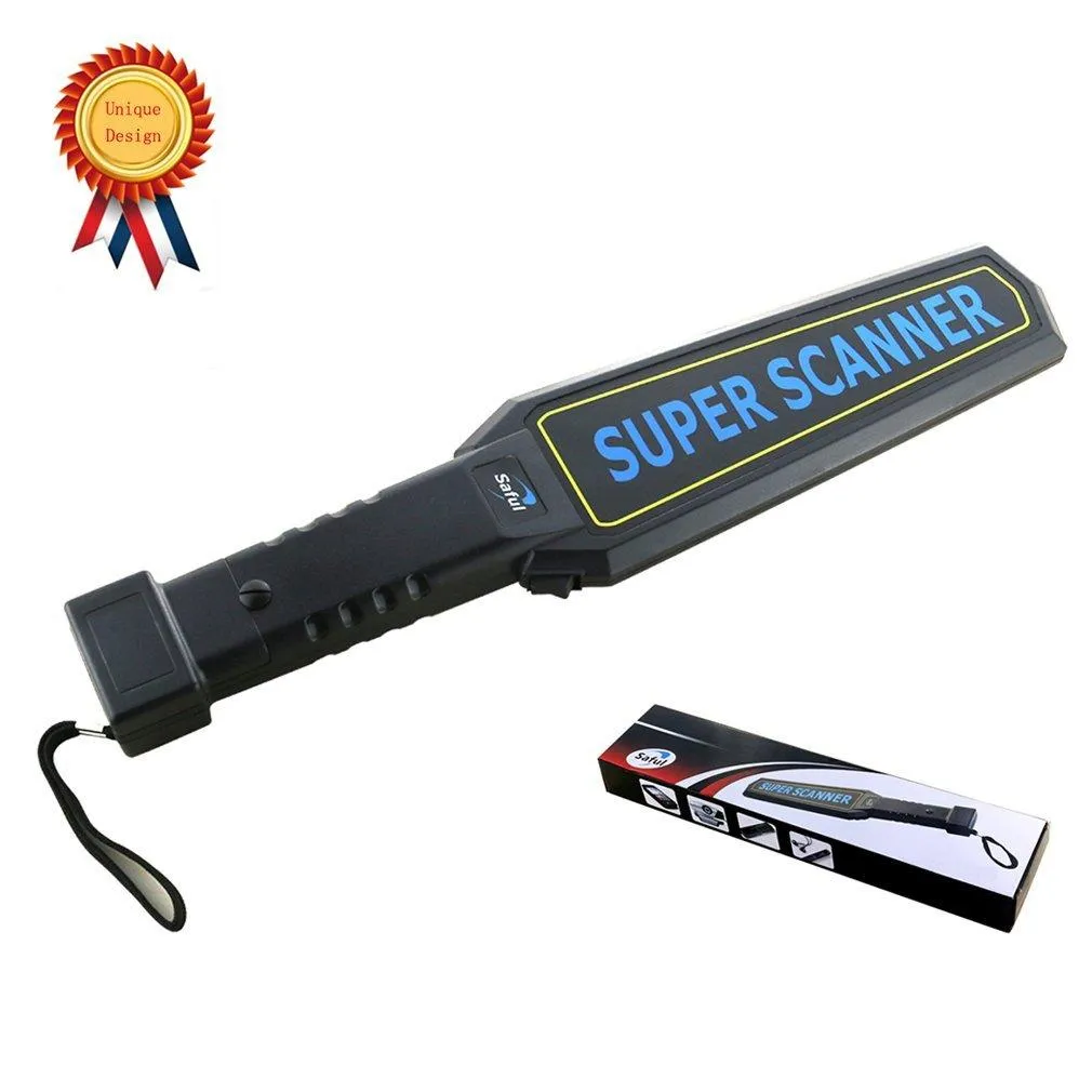 SAFEBAO Portable Security Hand Held Metal Detector Wand Scanner Audio Alert   LED Indication &hellip;