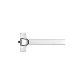 SDC S6101PU36E Rim Mount Panic Exit Device for 36" Opening, Electric Latch Retraction, Stainless Steel