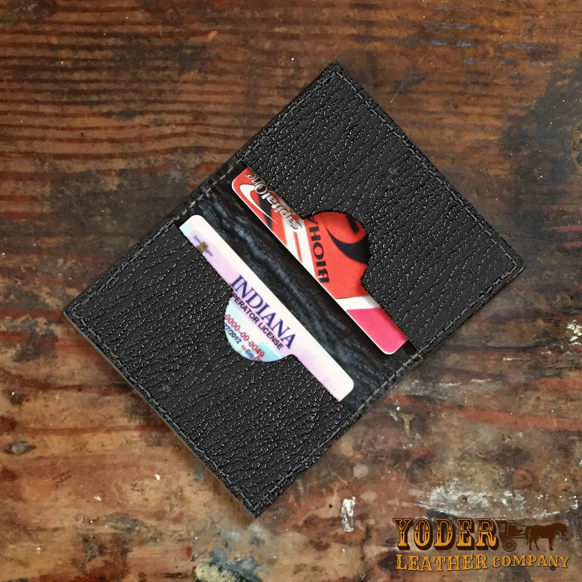 Shark Black Card Case