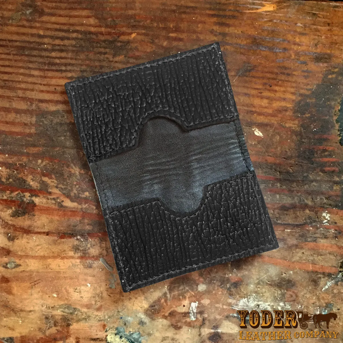 Shark Black Card Case
