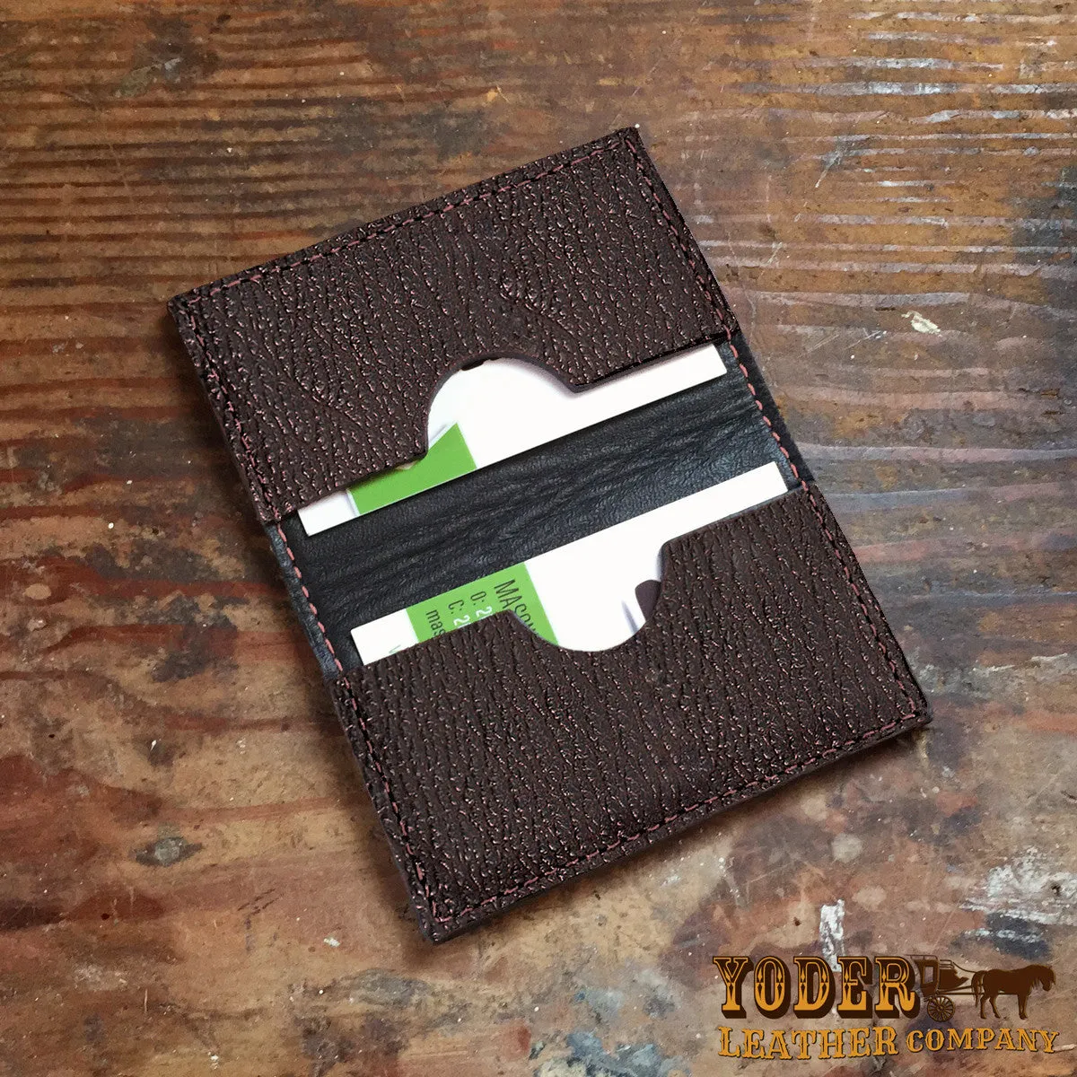 Shark Brown Card Case