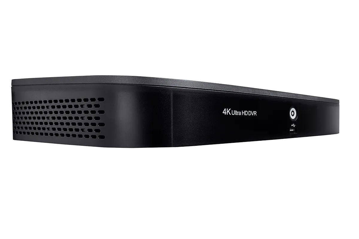 Smart 4K 8-channel 2TB DVR with 5MP Deterrence Bullet Cameras