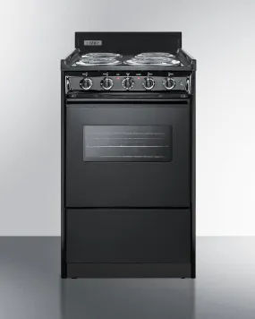 Summit 20" Wide Electric Coil Range - TEM110CW