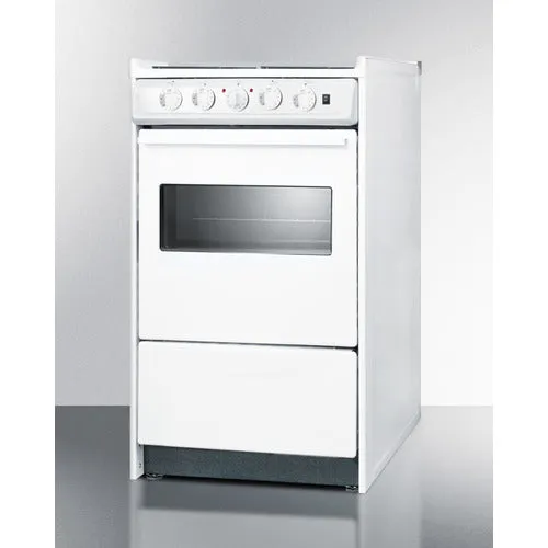 Summit 20" Wide Electric Coil Top Range - WEM110RW