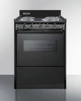 Summit 24" Wide Electric Coil Range - TEM610CW