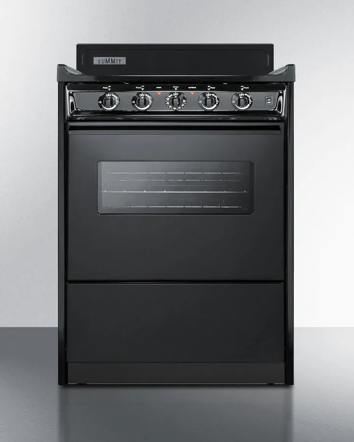 Summit 24" Wide Electric Coil Range - TEM610CW
