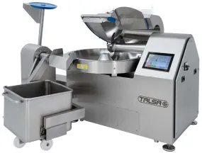 Talsa K200nsb Commercial 54 Gal, 350lb, 82HP Bowl Chopper / Cutter W/ Loader & Unloader Arm - 460 Volts