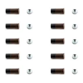 TANE STB38TCDMBR 3/8" Recessed Brown Contact 10 Pack