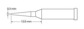 TIP, CONI, SHP, 0.5X15.0MM, GT4, 10 PK