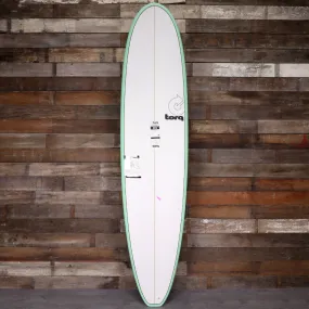 Torq Longboard TET 8'0 x 22 x 3 Surfboard - Seagreen/White • DAMAGED