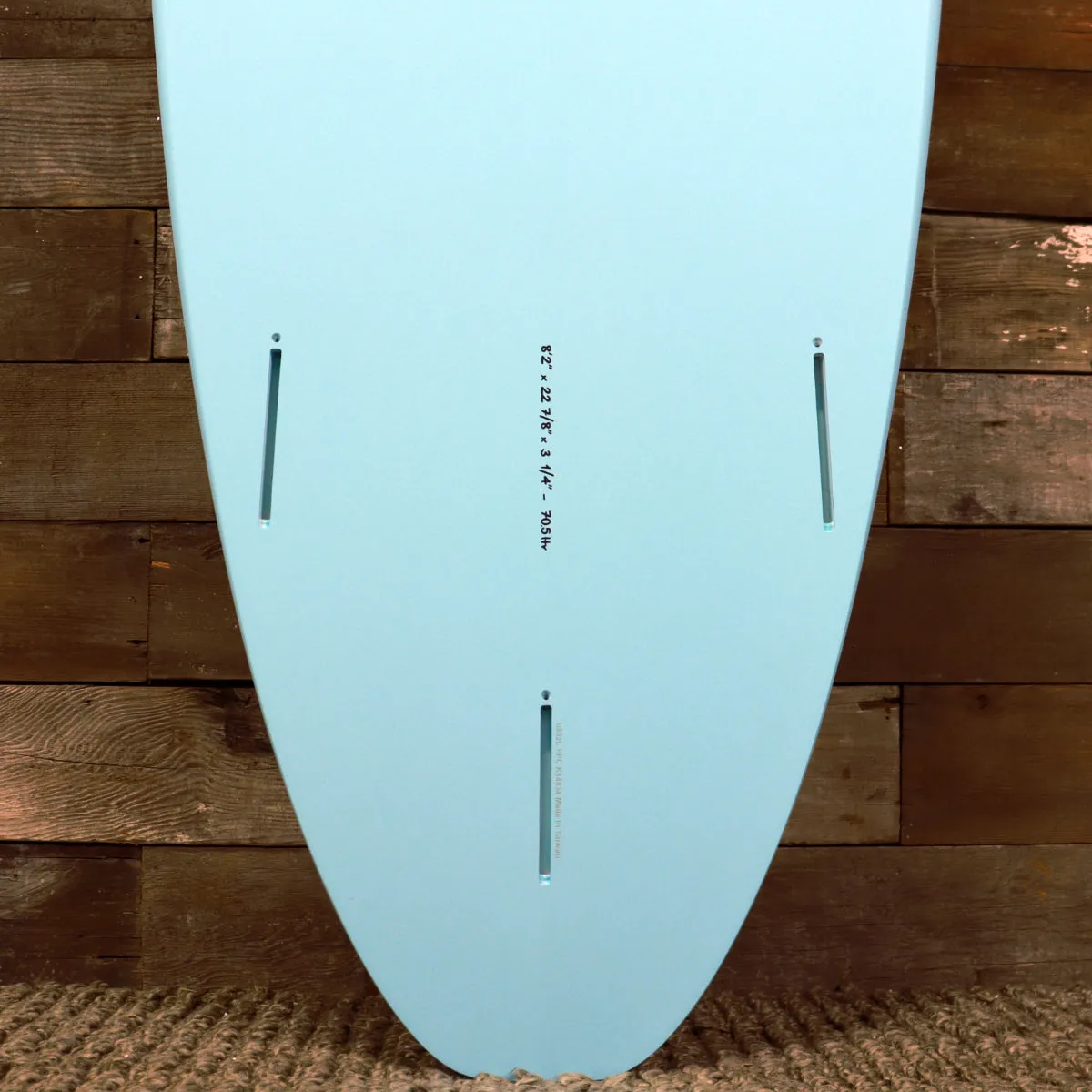 Torq Mod Fun V  TET 8'2 x 22 ⅞ x 3 ¼ Surfboard - Blue/White Pinline • DAMAGED