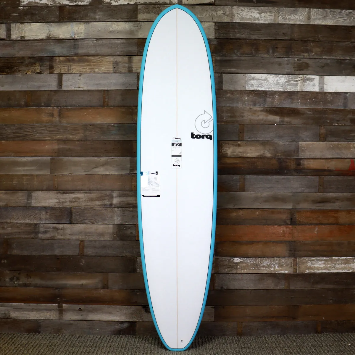 Torq Mod Fun V  TET 8'2 x 22 ⅞ x 3 ¼ Surfboard - Blue/White Pinline • DAMAGED