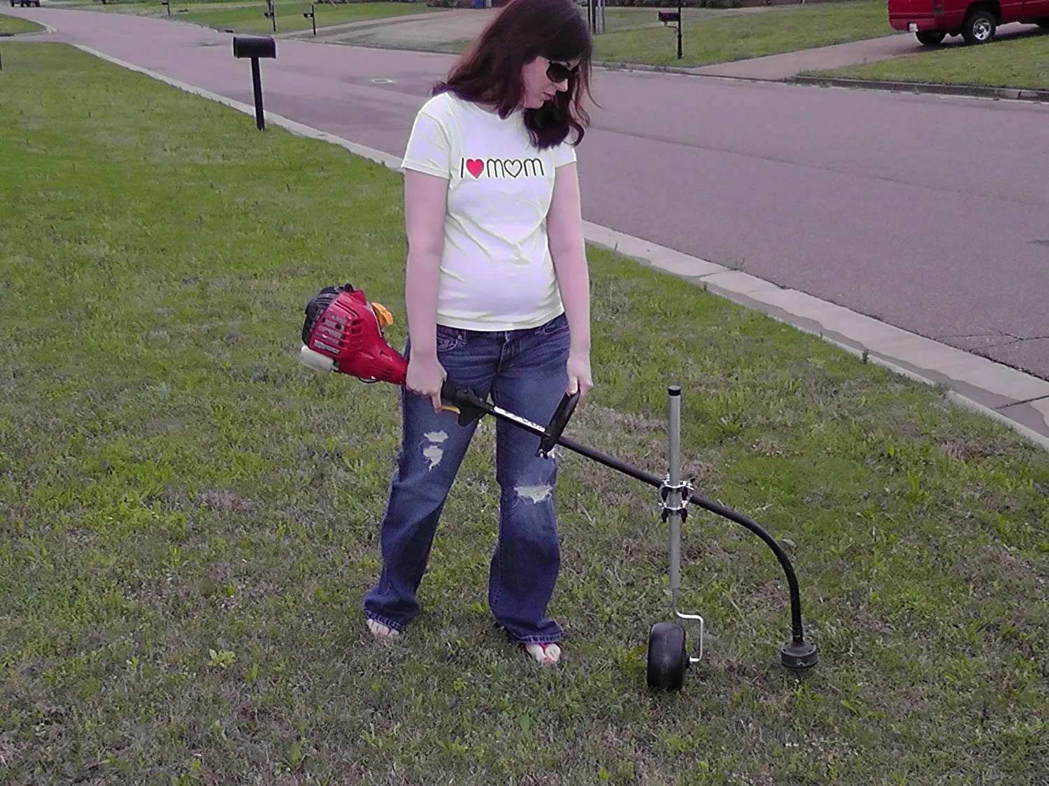 Trimmer Caddy: Support Attachment for Weed, Grass, Lawn, and String Trimmers