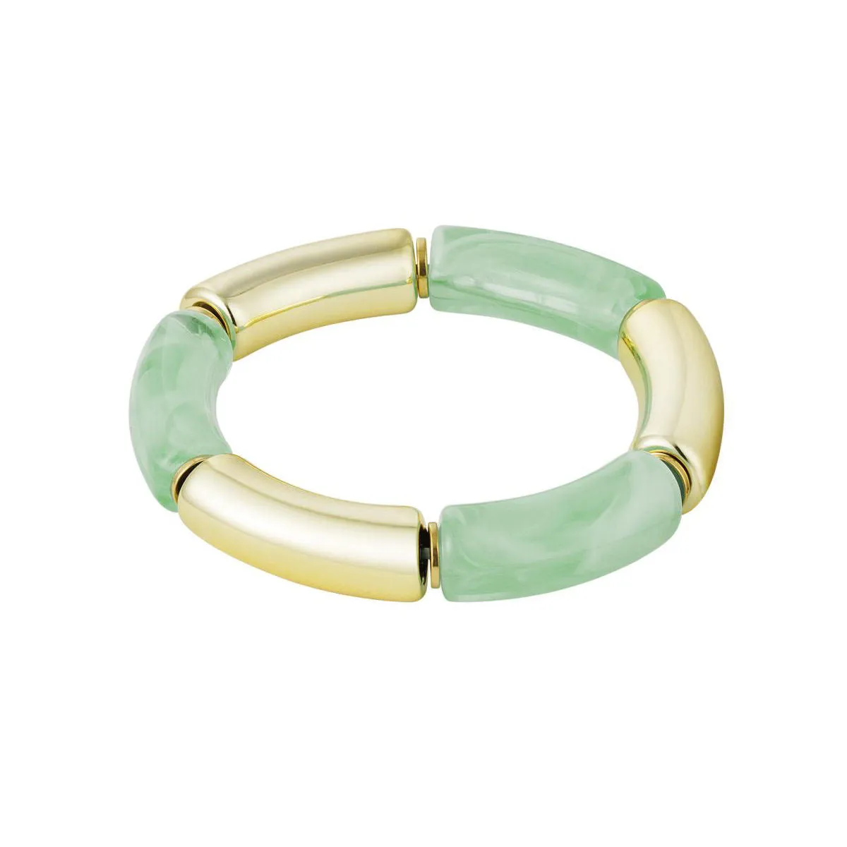 Tube Bracelet Golden Nature Big
