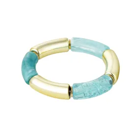 Tube Bracelet Ocean Gold Big