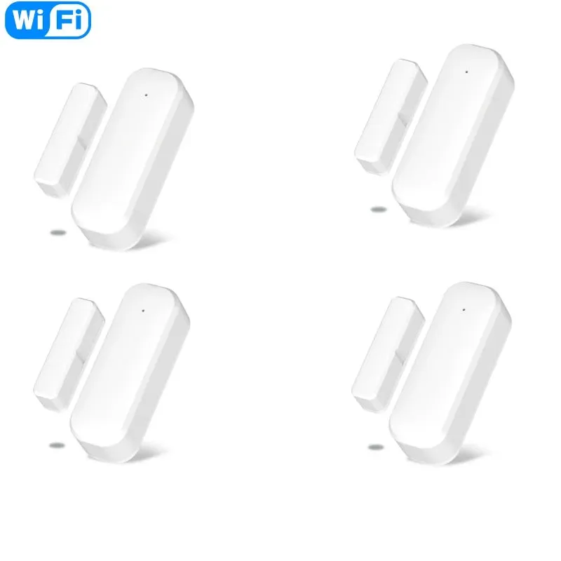 Tuya  Door Sensor Window WiFi  Wireless Contact Open Close  Smart Life APP Remote Control Compatible With Alexa Google Assistant