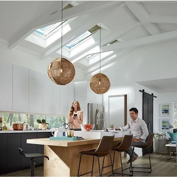 VELUX GGU CK02 006830 Triple Glazed Maintenance Free Polyurethane INTEGRA® SOLAR Window (55 x 78 cm)