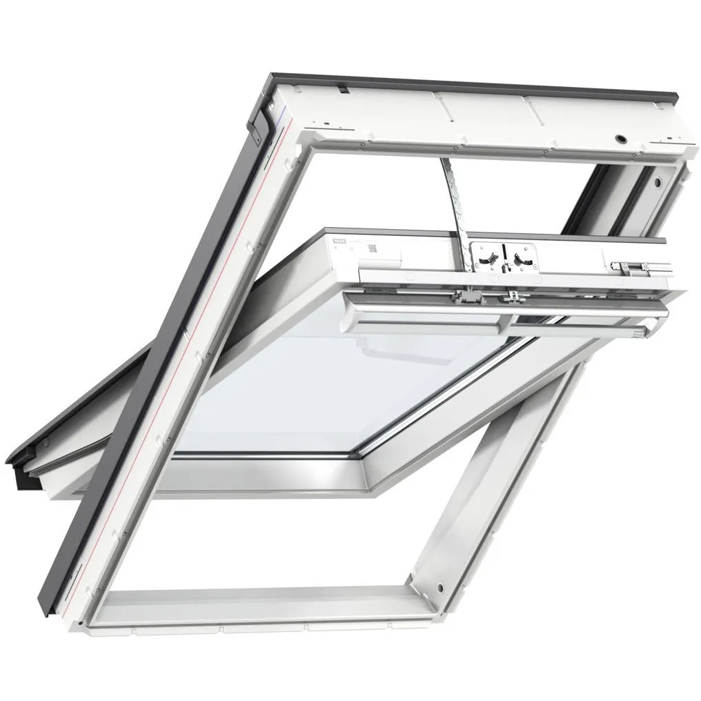 VELUX GGU Maintenance Free White Polyurethane INTEGRA® SOLAR Powered Windows