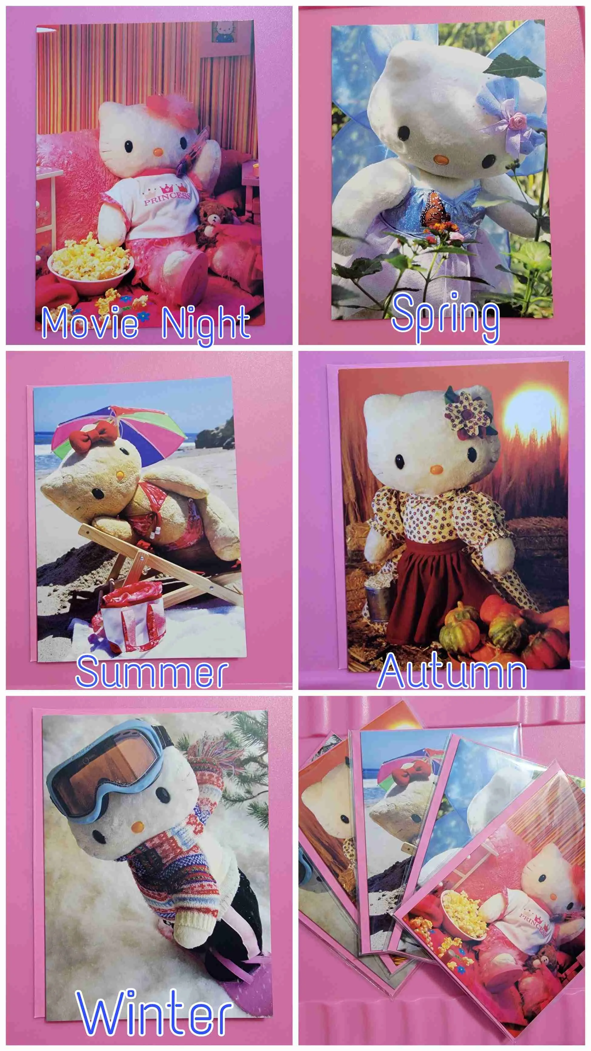 Vintage Hello Kitty Greeting Cards