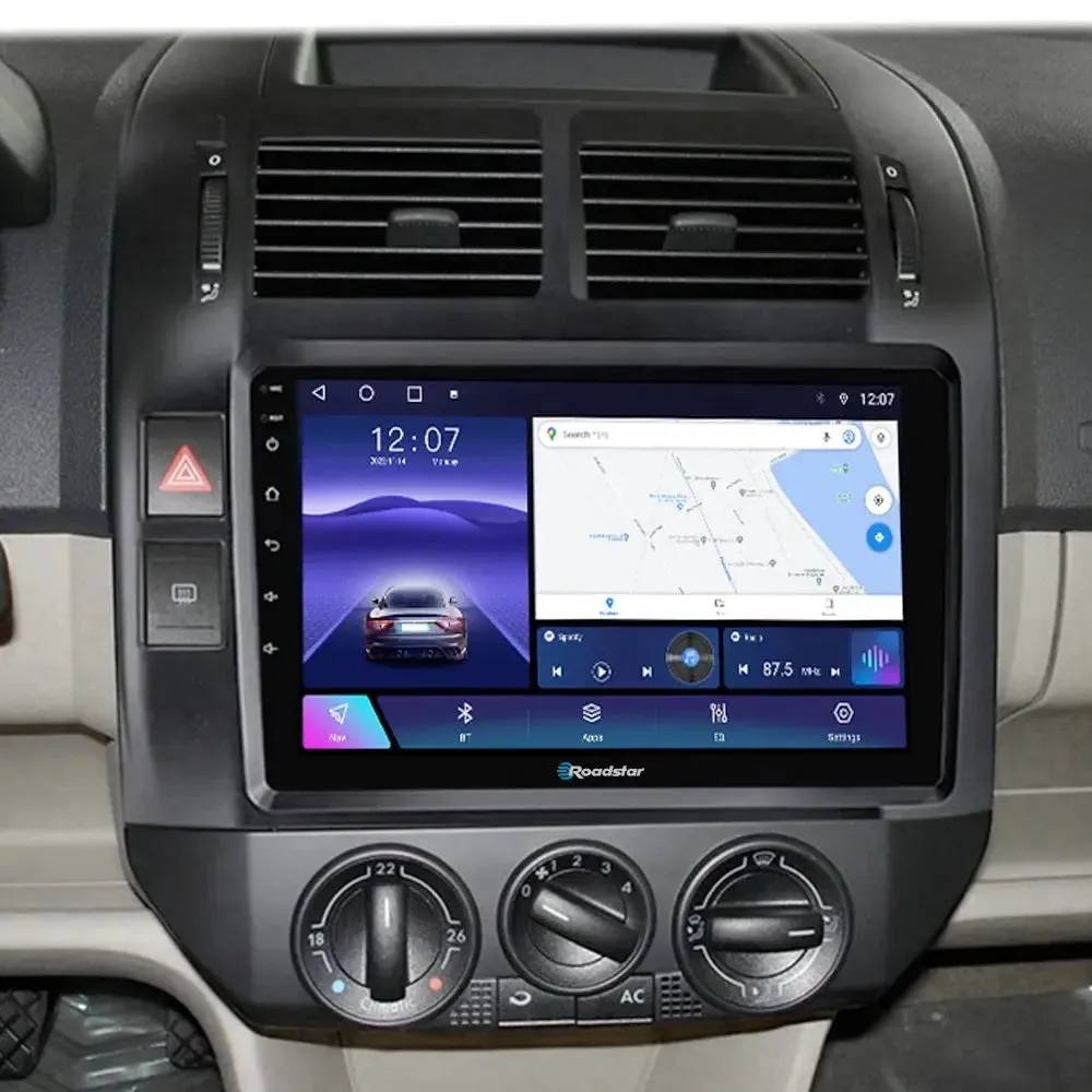 VW Polo 9N3 / Vivo (05-17) - 9 Inch Roadstar Android Multimedia Unit With Voice Command