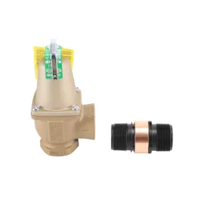 Watts F382820 740 Series, 1" x 1 1/4" NPTF Connection, 40 PSI Max, Iron Relief Valve