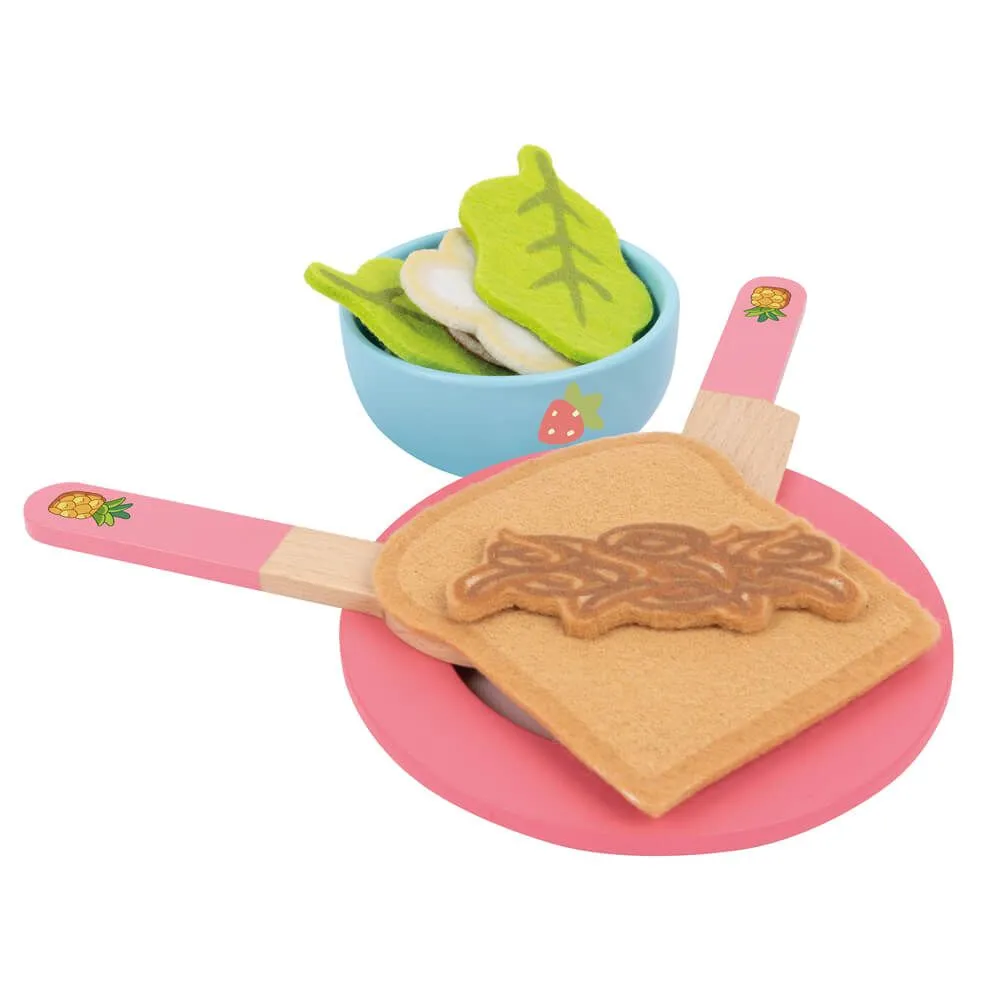 Wooden BBQ and Salad Set