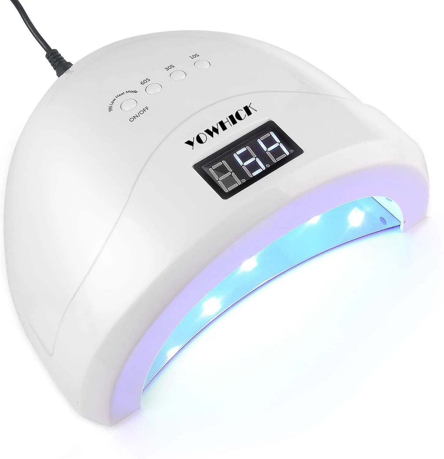 YOWHICK nail dryer, uv led nail lamp,Fast Dry Nail Lamp LED UV Light for gel Nail Polish Curing Lamp Professional Platinum Salon Quality Sensor Curing Nails Gel Polish Nail Dryer Classic 48W